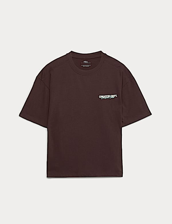 Pure Cotton Graphic T-Shirt (6-16 Yrs)