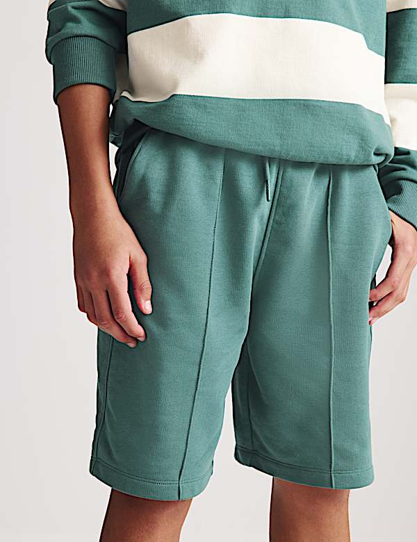 Pure Cotton Rugby Top & Shorts Set (6-16 Yrs) - PT