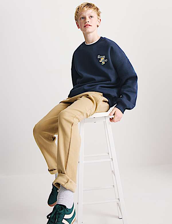 Cotton Rich Graphic Sweatshirt (6-16 Years) - EE