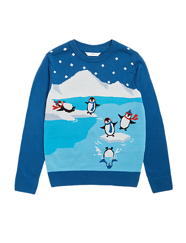 Knitted Penguin Jumper