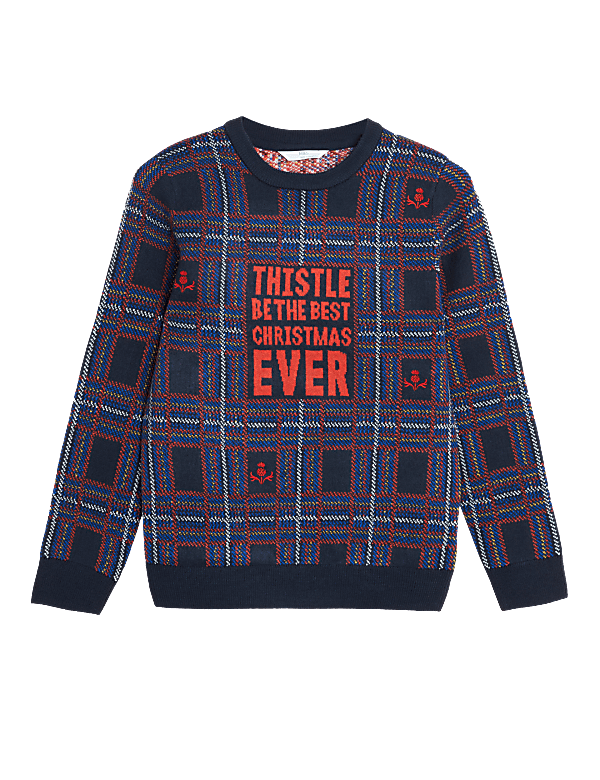 Mini Me Scottish Christmas Jumper