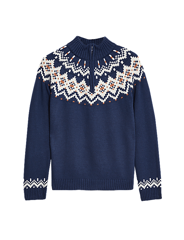 Cotton Rich Fair Isle Jumper (6-16 Yrs)