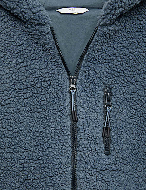 Borg Zip Hoodie (6-16 Yrs)