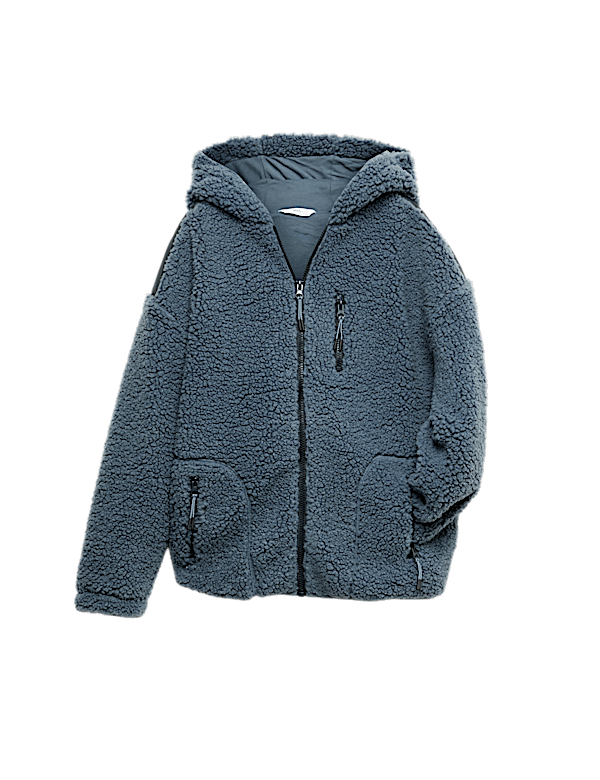 Borg Zip Hoodie (6-16 Yrs)