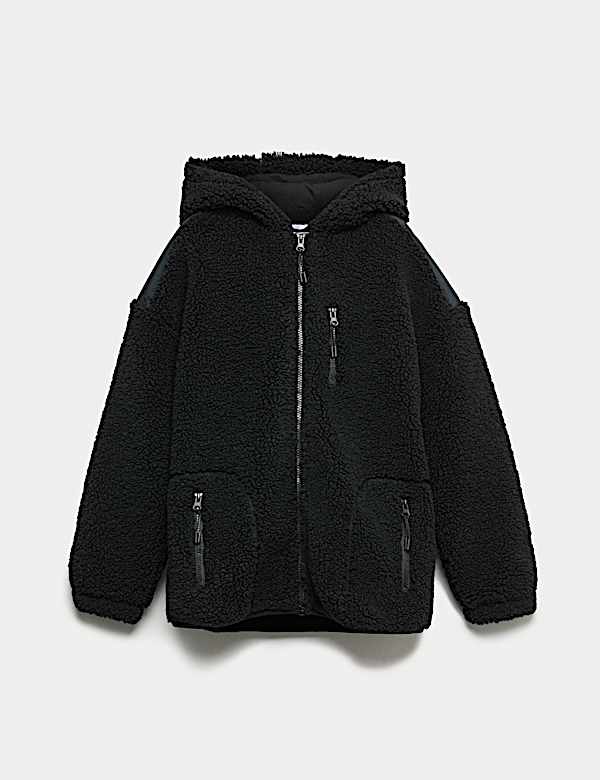 Borg Zip Hoodie (6-16 Yrs)