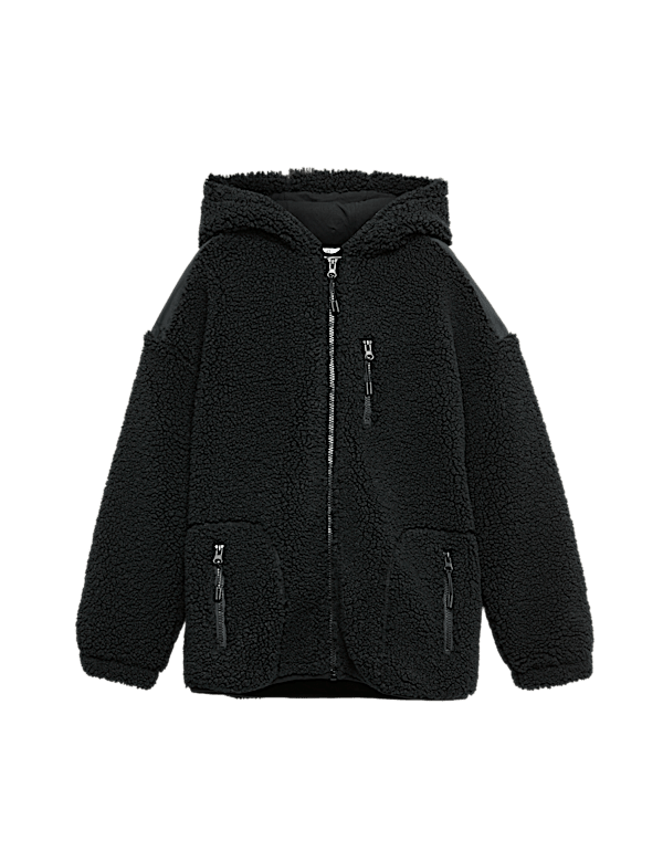 Borg Zip Hoodie (6-16 Yrs)