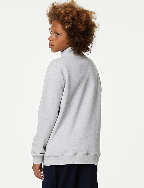 Cotton Rich Half Zip Sweatshirt (6-16 Yrs)