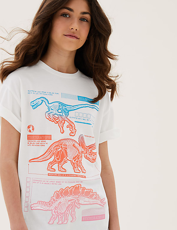 Pure Cotton NHM&trade; Dinosaur T-Shirt