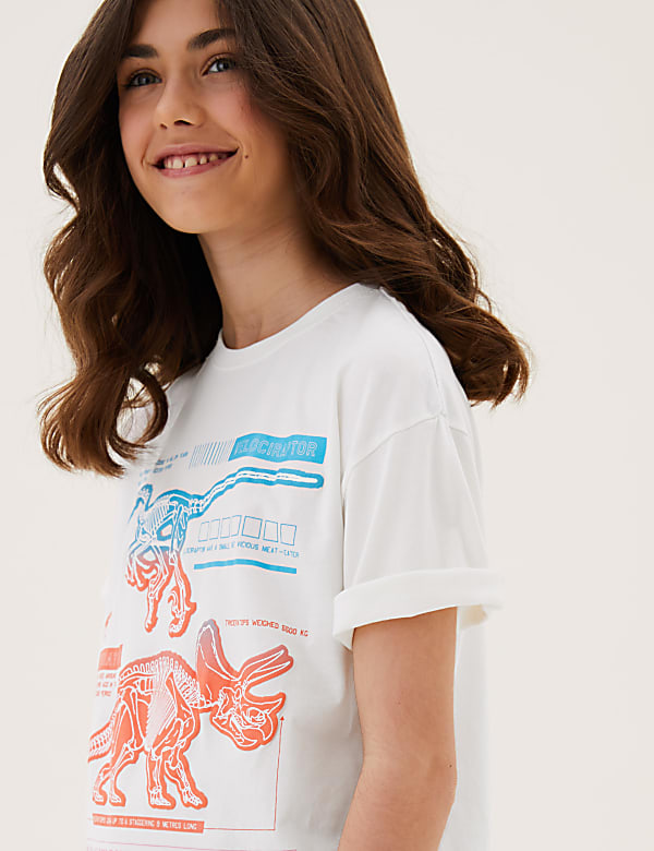 Pure Cotton NHM&trade; Dinosaur T-Shirt