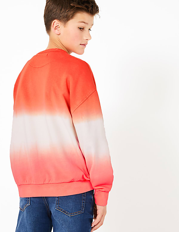 Dip Dyed Slightly Oversized Sweatshirt