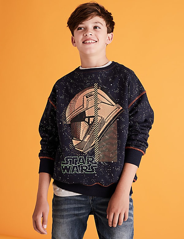 Cotton Rich Star Wars™ Sweatshirt (6-16 Yrs)