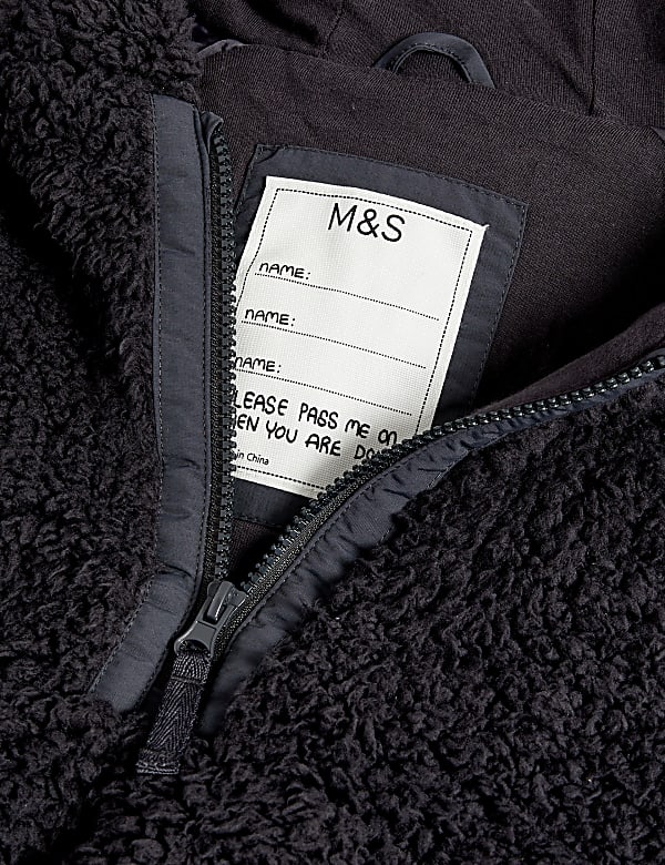 Borg Half Zip Hoodie (6-16 Yrs)