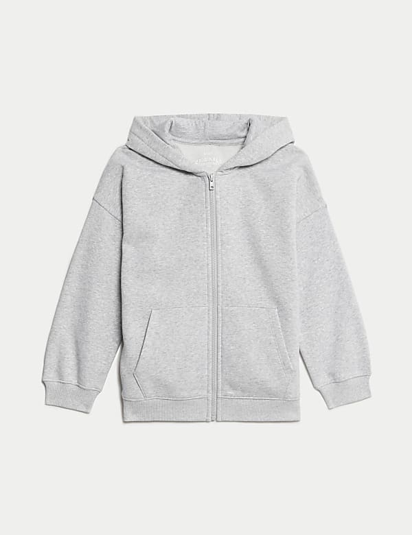 Cotton Rich Zip Hoodie 6 16 Yrs