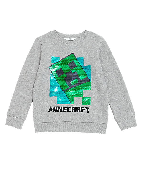 Minecraft™ Reversible Sequin Sweatshirt