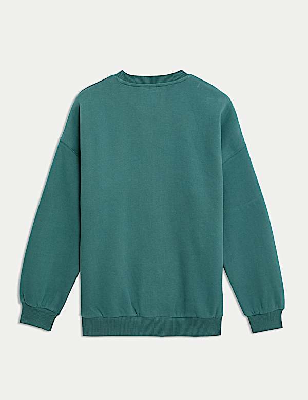 Cotton Rich Icon Skate Print Sweatshirt (6-16 Yrs)