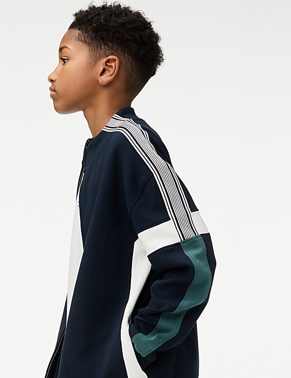Sweat-shirt zippé en coton (du 6&nbsp;au 16&nbsp;ans) - LU