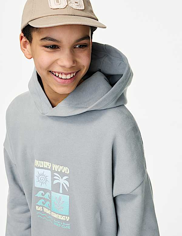 Surf Club Graphic Hoodie (6-16 Yrs) - PL