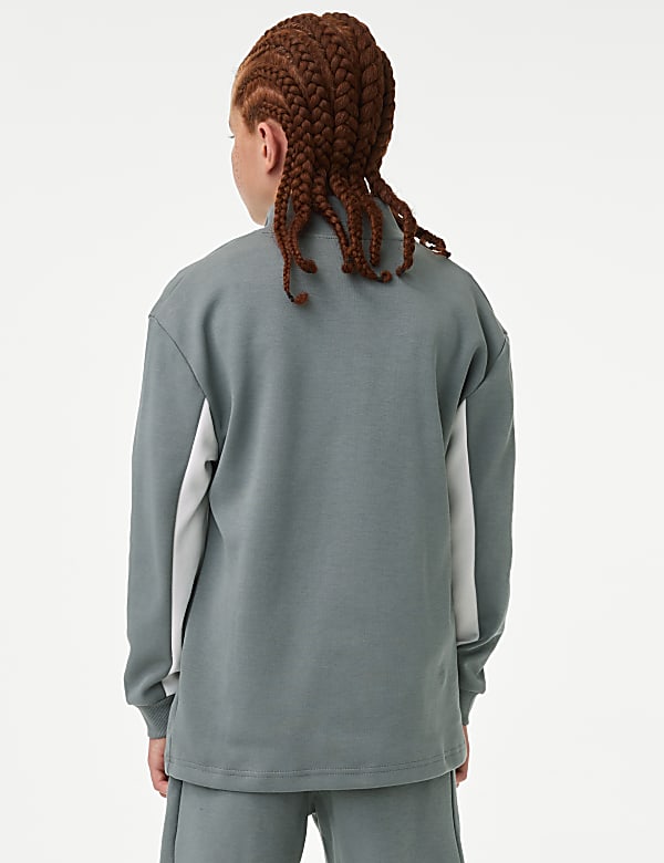 Cotton Rich Zip Top (6-16 Yrs) - IT