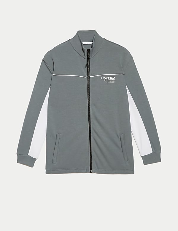 Cotton Rich Zip Top (6-16 Yrs) - IT