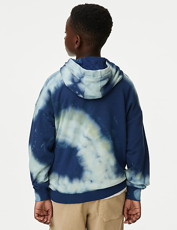 Cotton Rich Tie Dye Hoodie (6-16 Yrs)