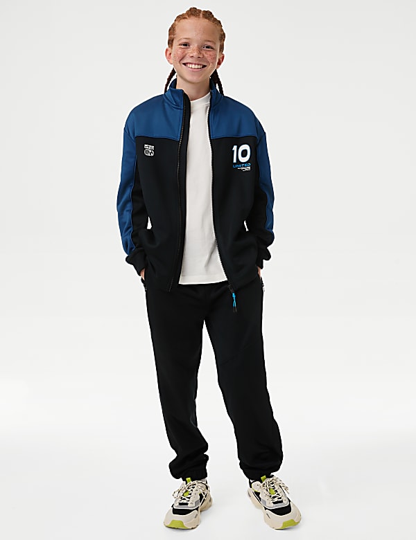 Zip Sports Fleece Jacket (6-16 Yrs) - CY