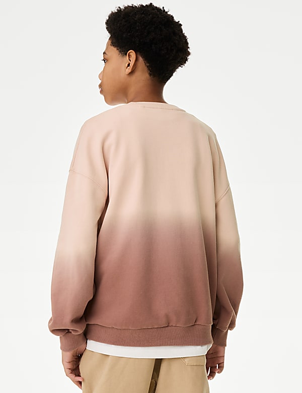 Φούτερ με ντεγκραντέ μοτίβο και υψηλή περιεκτικότητα σε βαμβάκι (6-16 ετών) - GR