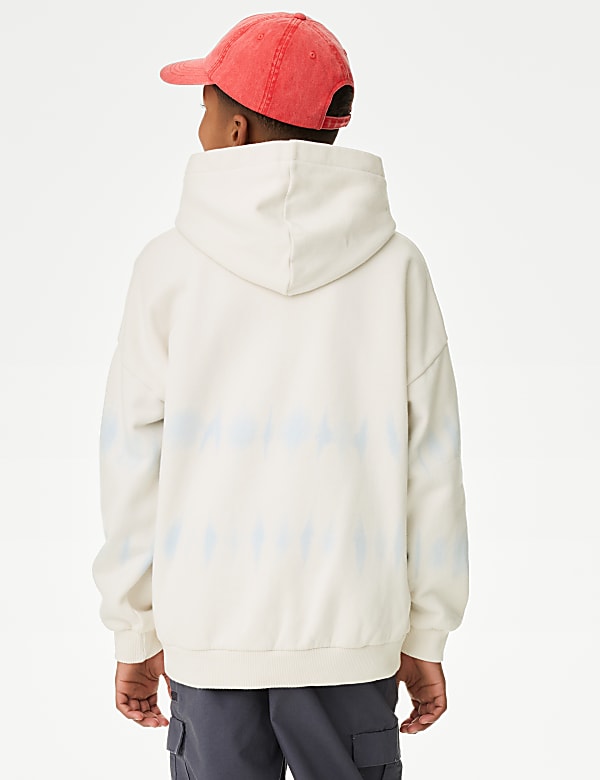 Cotton Rich Ombre Graphic Hoodie (6-16 Yrs) - NL