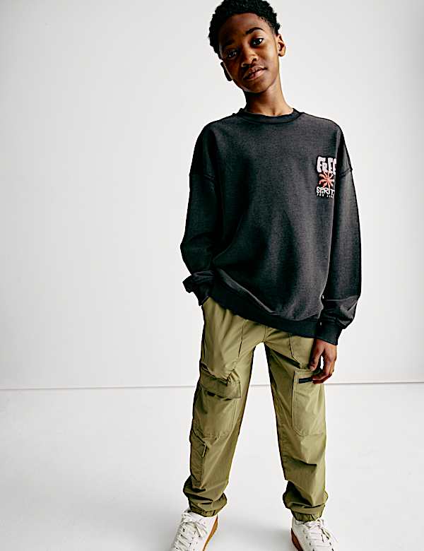 Cotton Rich Graphic Sweatshirt (2-16 Yrs) - EE