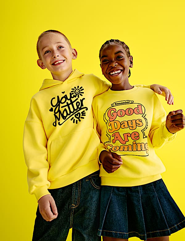 Cotton Rich YoungMinds Good Days Sweatshirt (2-16 Yrs) - ES