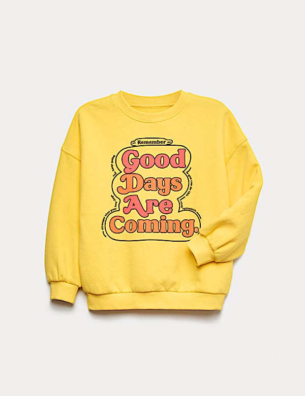 Cotton Rich YoungMinds Good Days Sweatshirt (2-16 Yrs) - ES