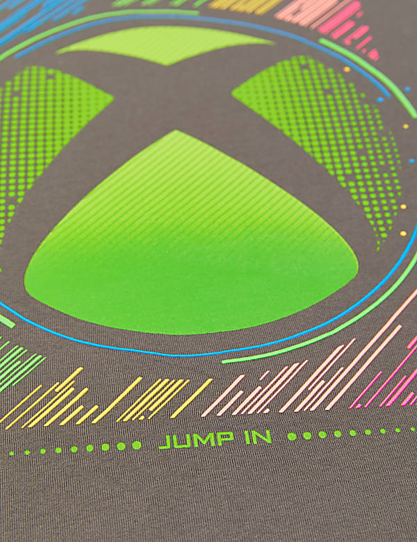 Pure Cotton Xbox Patterned T-Shirt