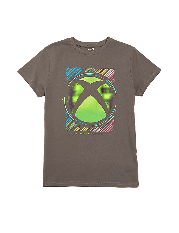 Pure Cotton Xbox Patterned T-Shirt