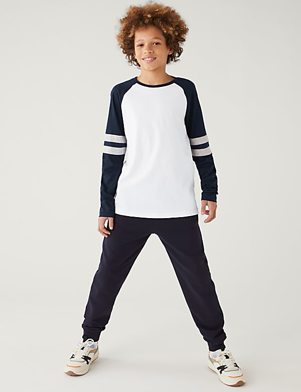 Pure Cotton Striped Top (6-16 Yrs)