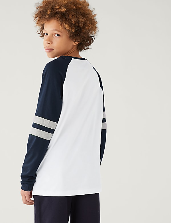 Pure Cotton Striped Top (6-16 Yrs)