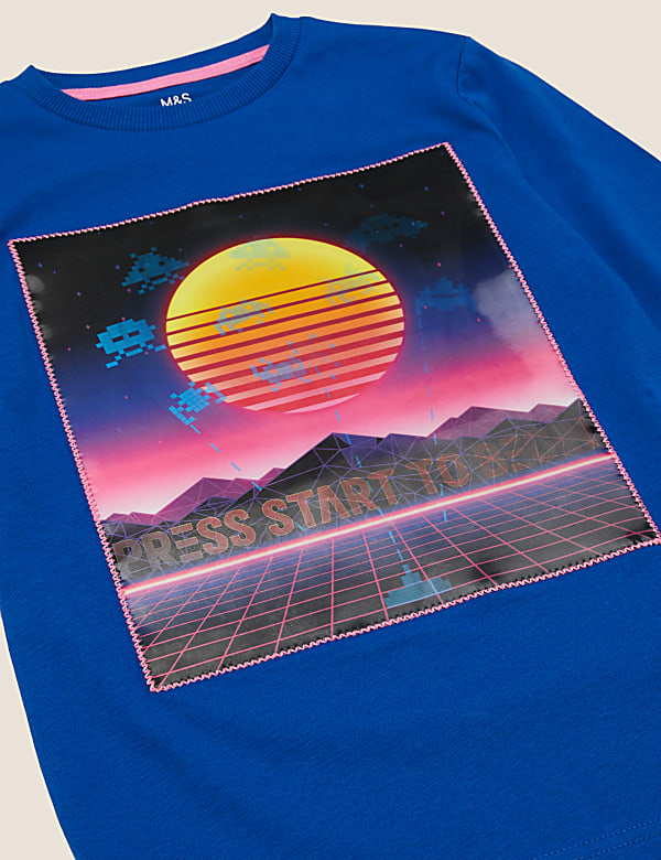Pure Cotton Space Raiders T-Shirt (6-16 Yrs)