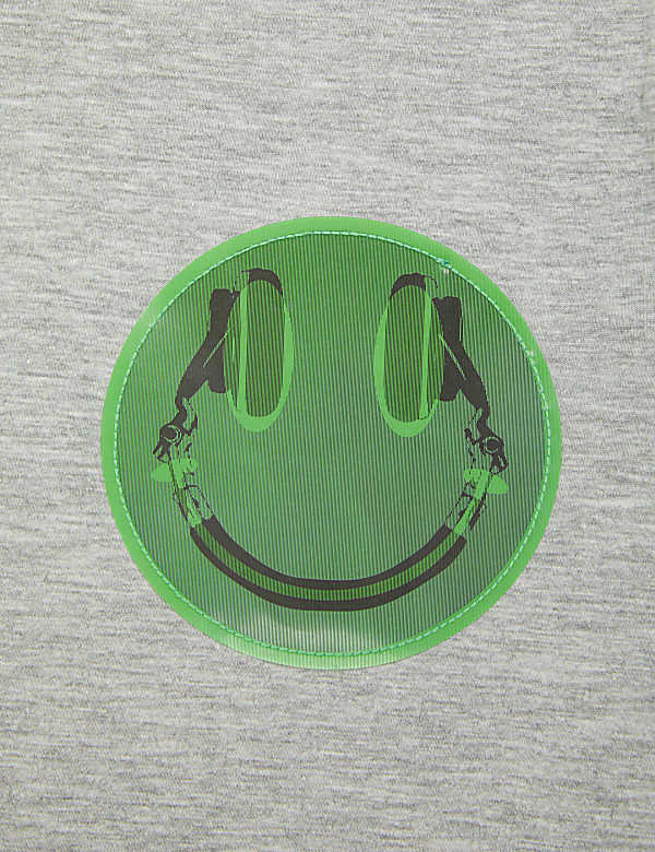 Pure Cotton Skate Back Graphic Top