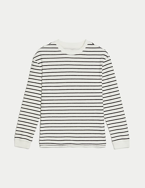 Cotton Rich Striped Top (6-16 Yrs) - VN
