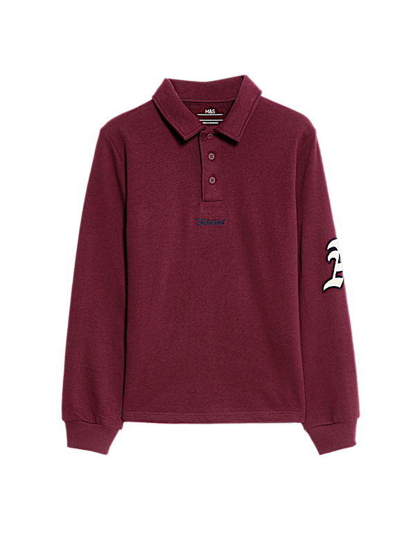 Cotton Rich Rugby Top (6-16 Yrs)