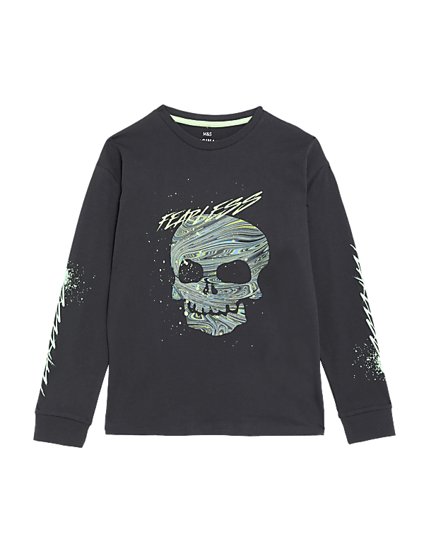 Pure Cotton Skull Top