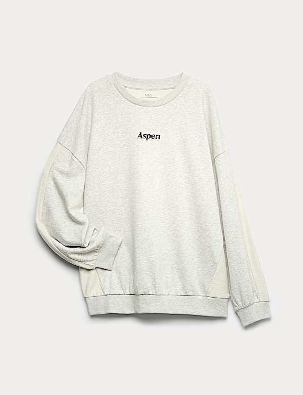 Sudadera de algodón con gráfico (6-16 años) - ES