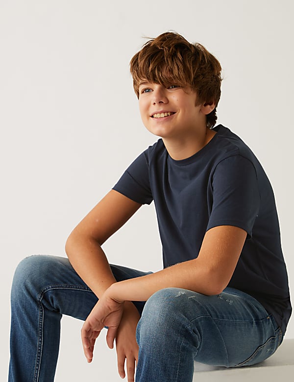 3pk Cotton Rich Assorted T-Shirts (6-16 Yrs)