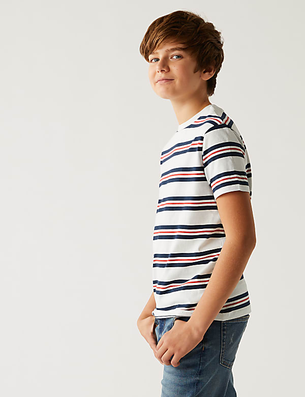 3pk Cotton Rich Assorted T-Shirts (6-16 Yrs)