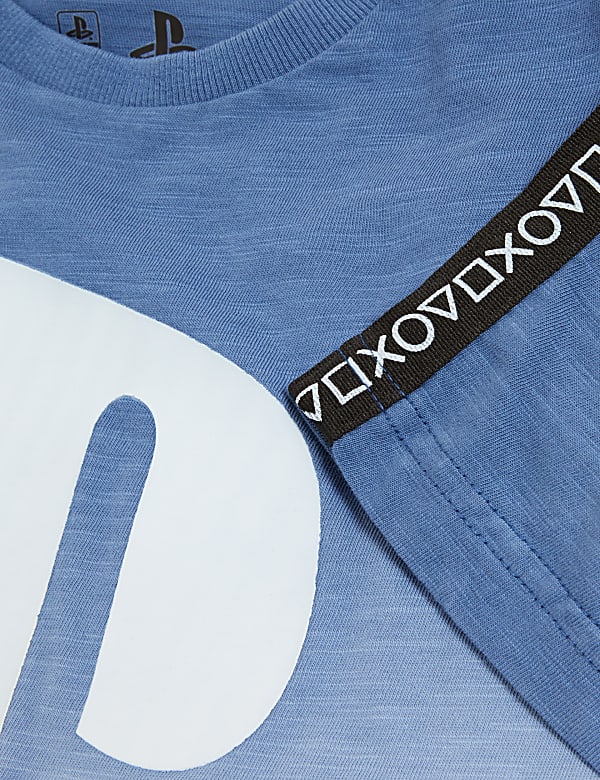 Pure Cotton PlayStation™ Logo T-Shirt (6-16 Yrs)