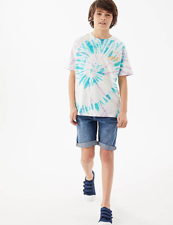 Pure Cotton Tie Dye T-Shirt (6 - 16 Yrs)