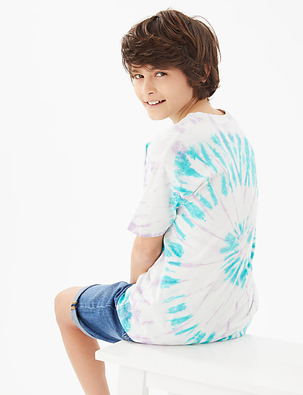 Pure Cotton Tie Dye T-Shirt (6 - 16 Yrs)