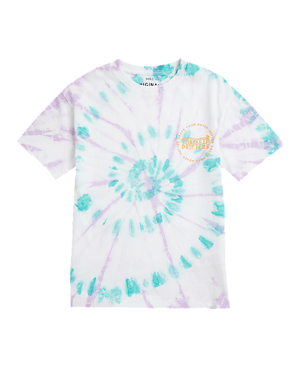 Pure Cotton Tie Dye T-Shirt (6 - 16 Yrs)
