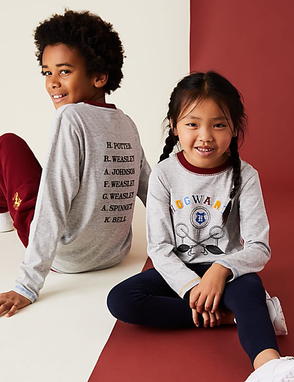 Harry Potter™ Hogwarts Cotton Rich Top (2-16 Yrs)
