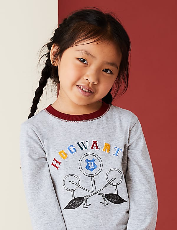 Harry Potter™ Hogwarts Cotton Rich Top (2-16 Yrs)