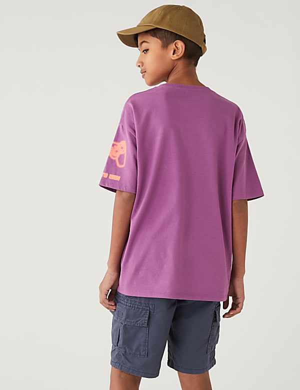 Pure Cotton Gaming Graphic T-Shirt
