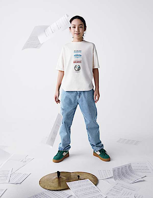 Pure Cotton Motor Racing Graphic T-Shirt (6-16 Yrs) - KR